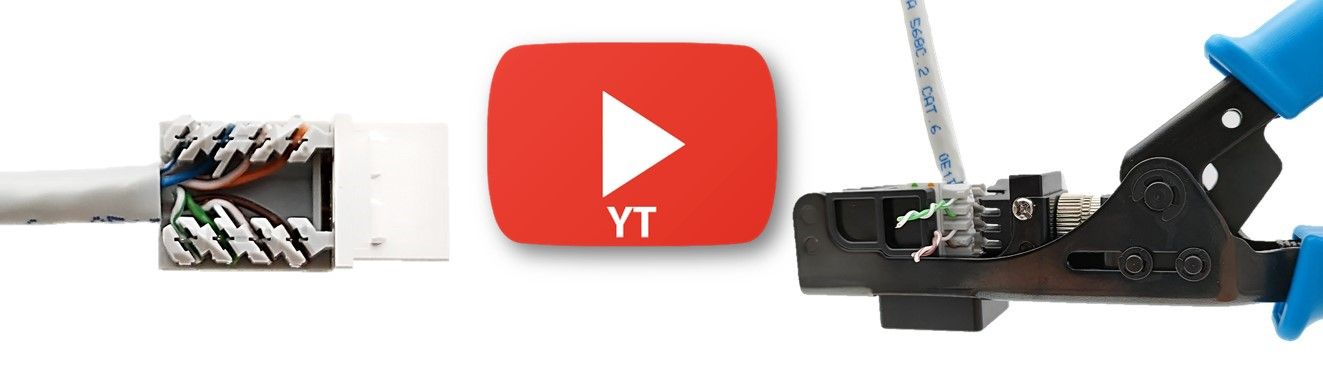 Come assemblare il jack keystone Oblique Cat6?